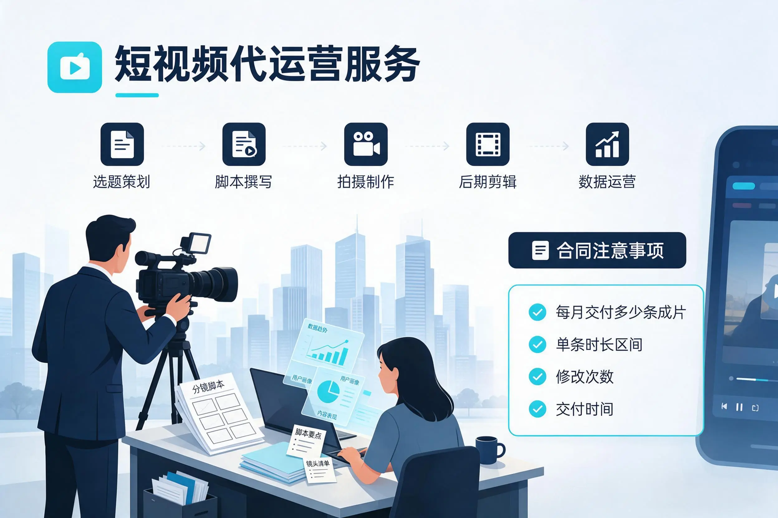 短视频代运营包含哪些服务？天门企业常见问题科普