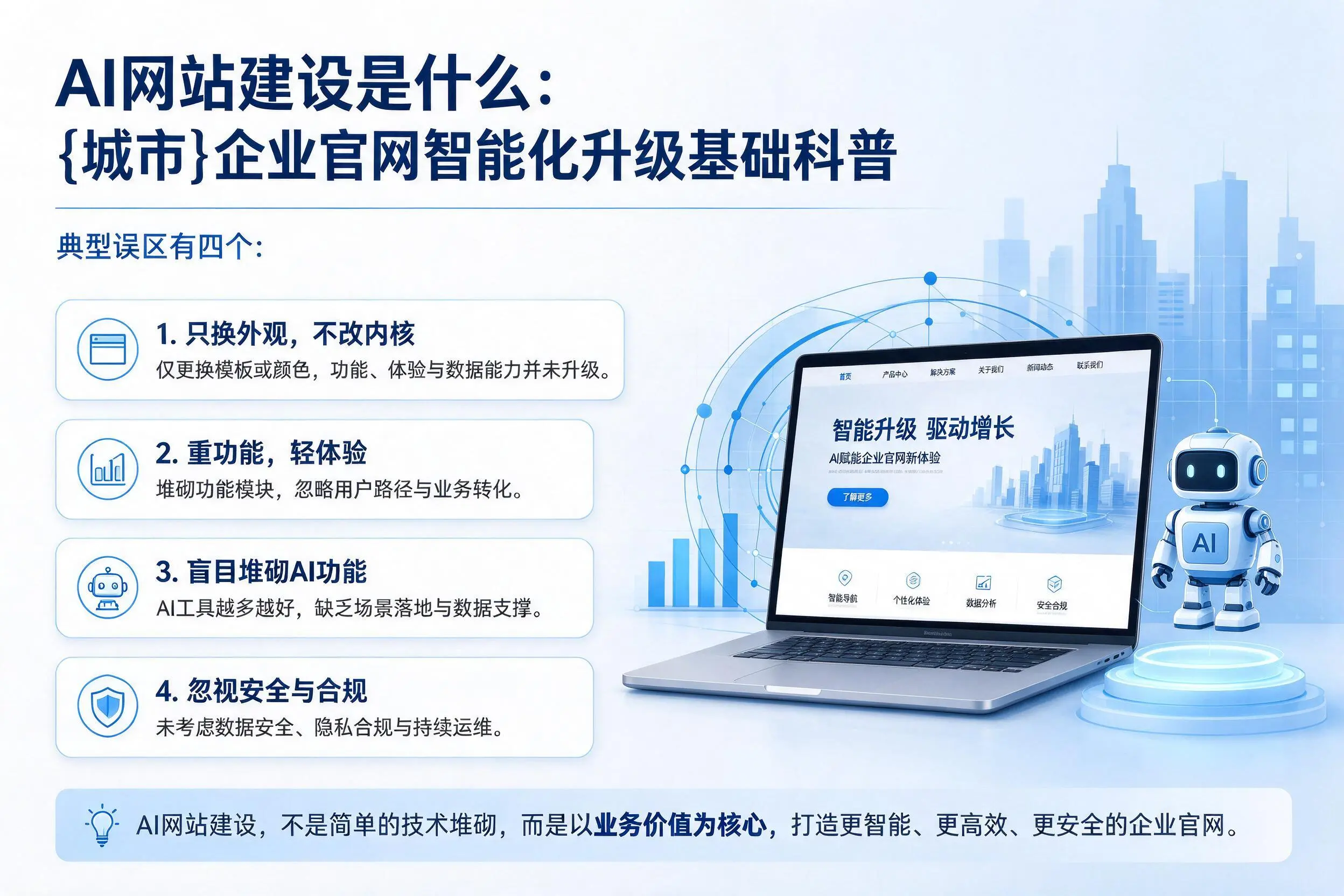 AI网站建设是什么：天门企业官网智能化升级基础科普